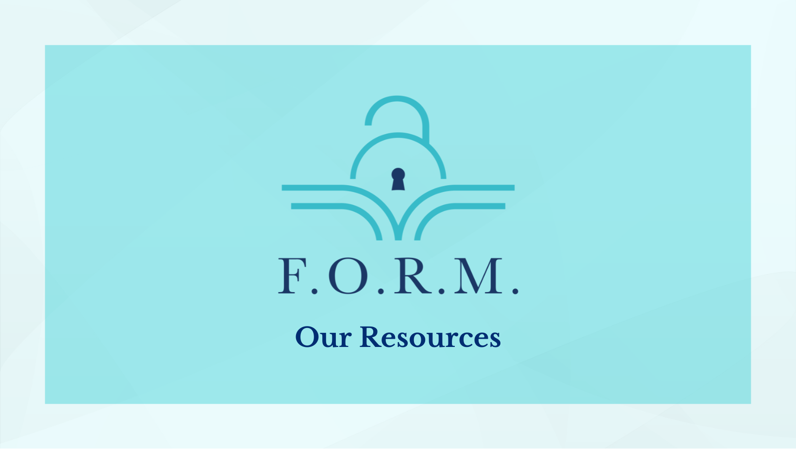 Resources - Forum for Open Research in MENA